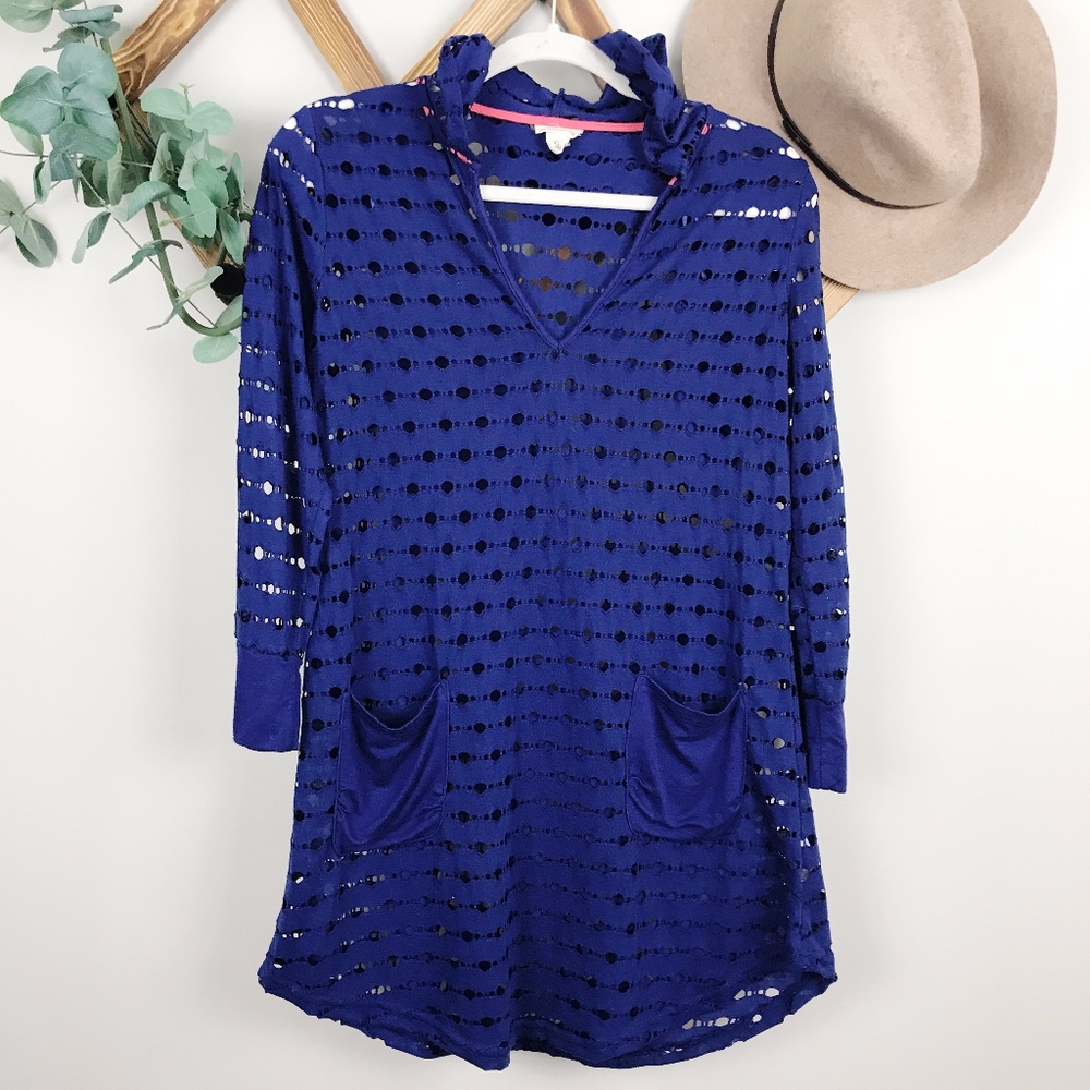 Dakini | Navy Hoodie Cover Up